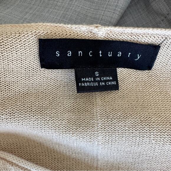 SANCTUARY | Women’s Horizon Sweater Pink Sherbet Ombre Cotton Blend V-Neck Small - Picture 5 of 12